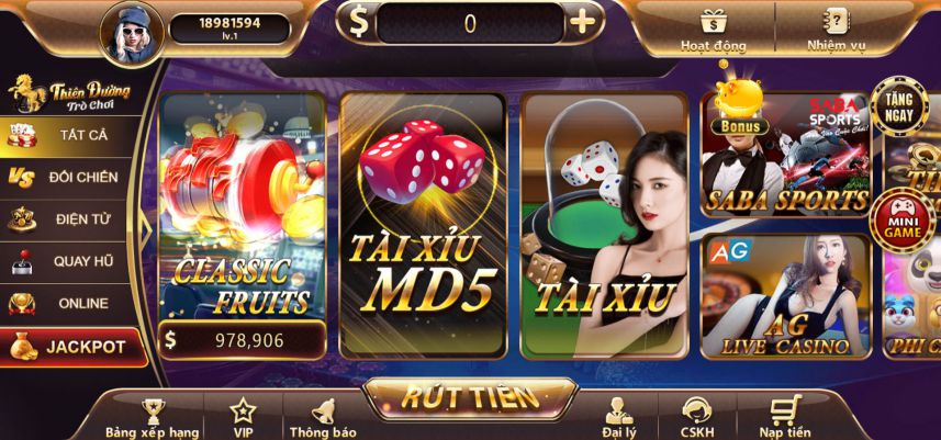 Trải nghiệm trò chơi trong ứng dụng Bigboss - Bigboss