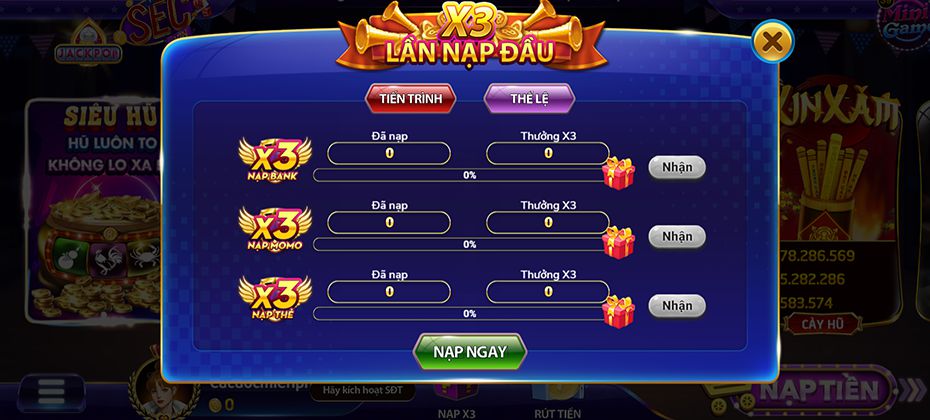 Nạp tiền vào thẻ Vokbet của bạn bằng thẻ ủy quyền - Vokbet